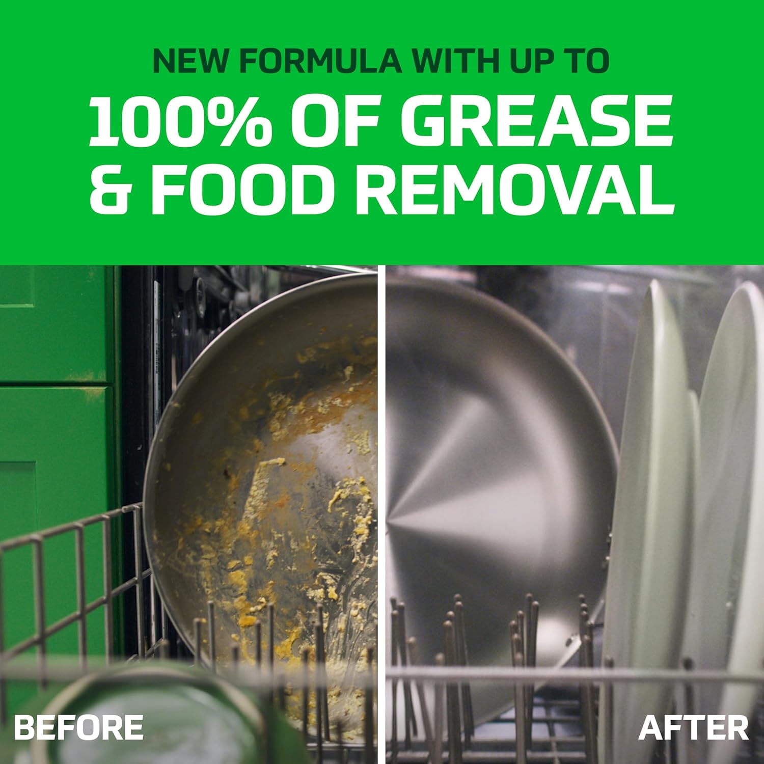 Dishwasher Pods, Dish Detergent Soap, Clean Scent, 124Count (62Count*2pack)